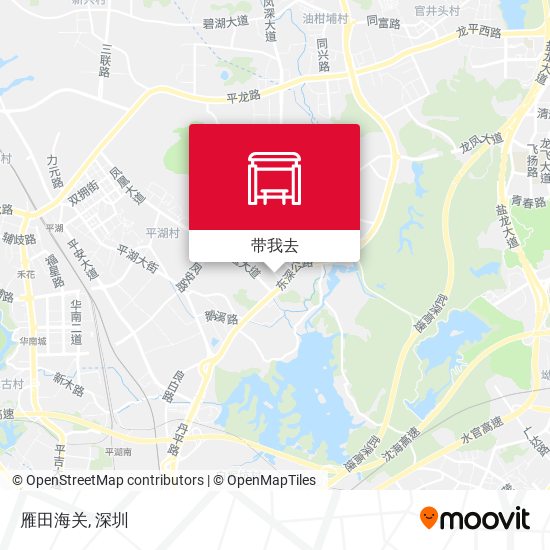 雁田海关地图