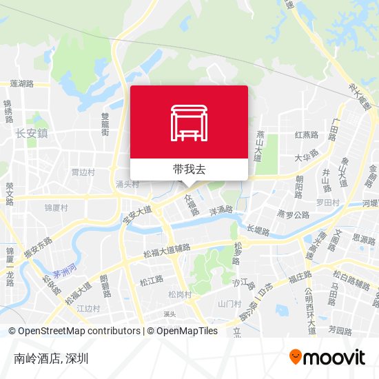 南岭酒店地图