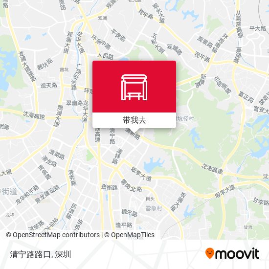 清宁路路口地图