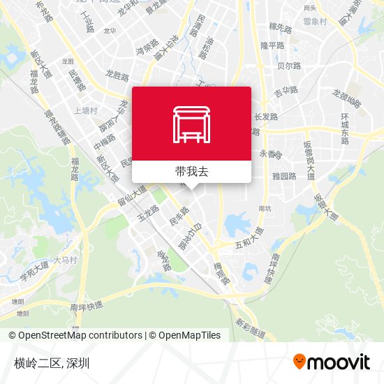 横岭二区地图