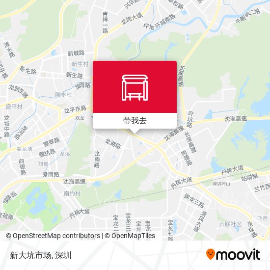 新大坑市场地图
