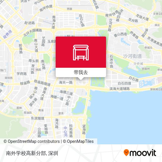 南外学校高新分部地图