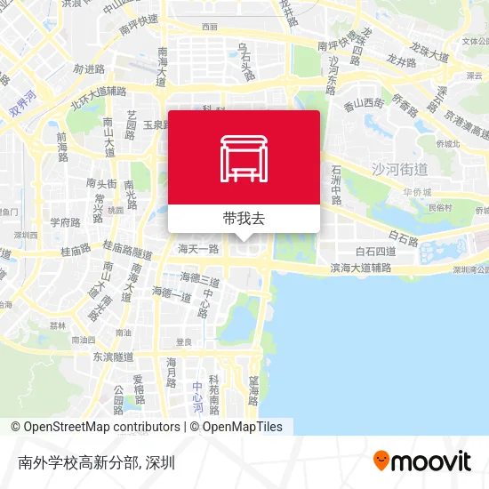 南外学校高新分部地图