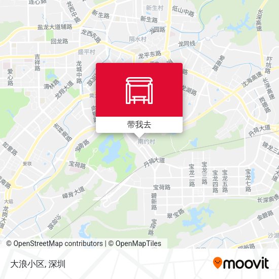 大浪小区地图