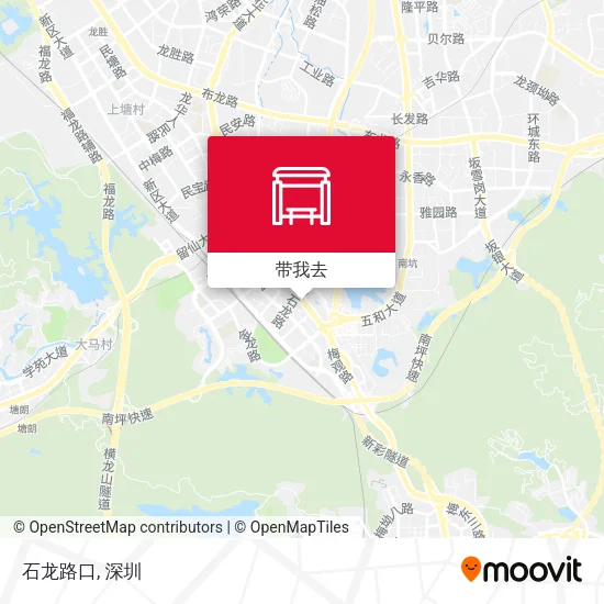 石龙路口地图