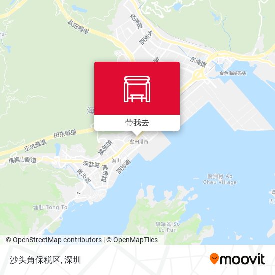 沙头角保税区地图