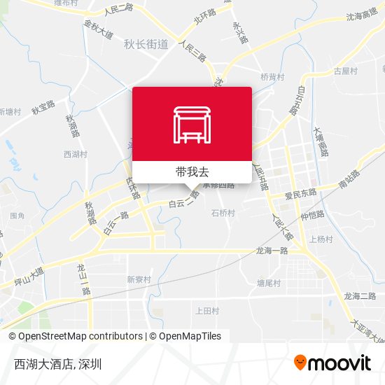 西湖大酒店地图