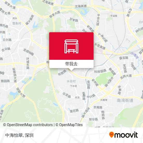 中海怡翠地图