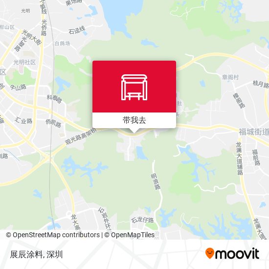 展辰涂料地图