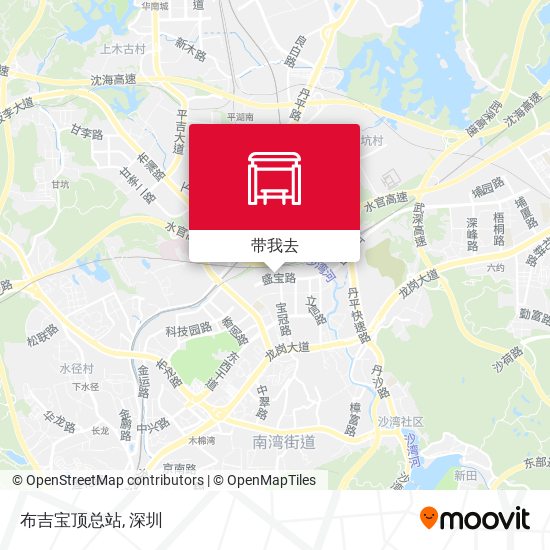 布吉宝顶总站地图