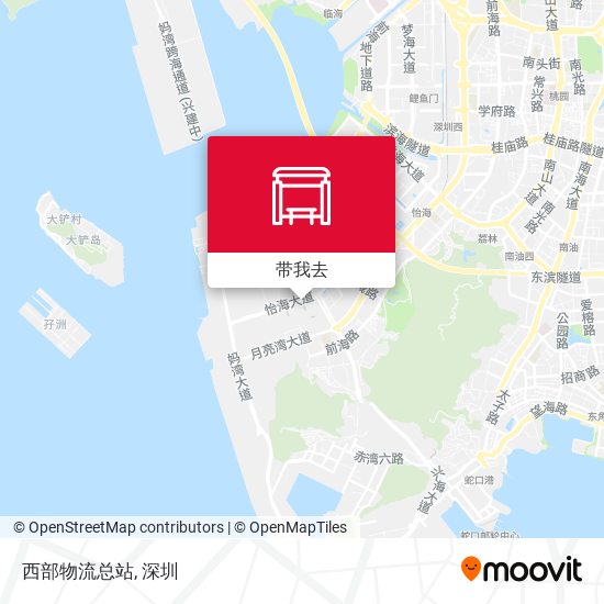 西部物流总站地图