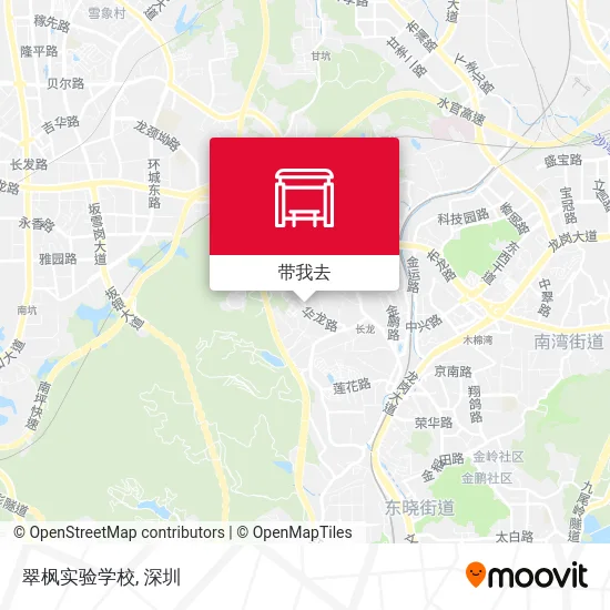 翠枫实验学校地图