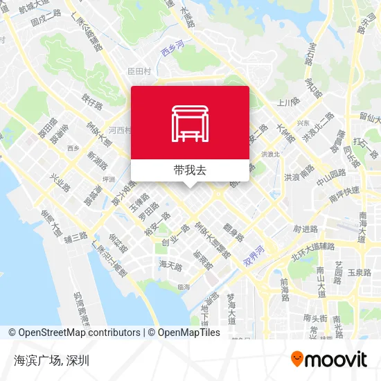 海滨广场地图