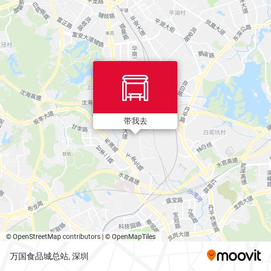 万国食品城总站地图