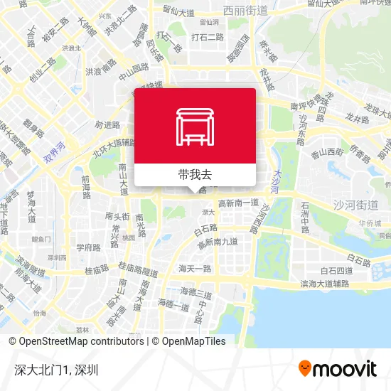 深大北门1地图