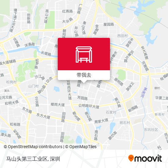 马山头第三工业区地图