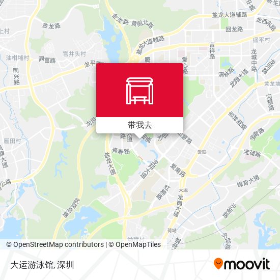 大运游泳馆地图