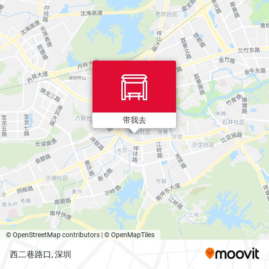 西二巷路口地图