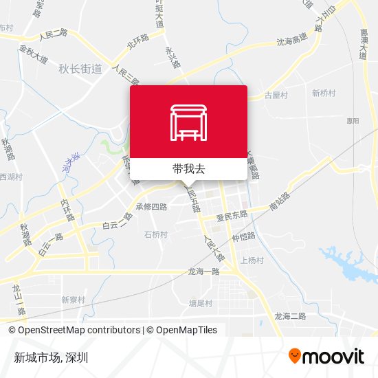 新城市场地图
