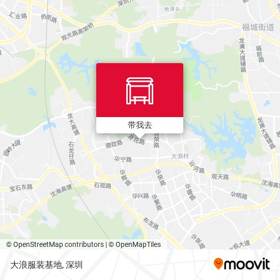 大浪服装基地地图