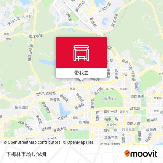 下梅林市场1地图