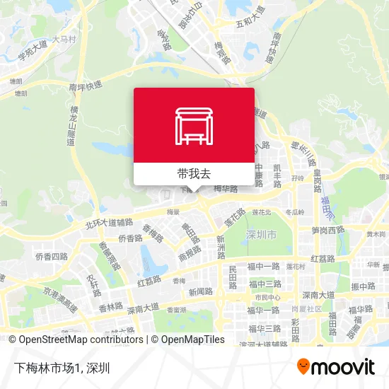 下梅林市场1地图