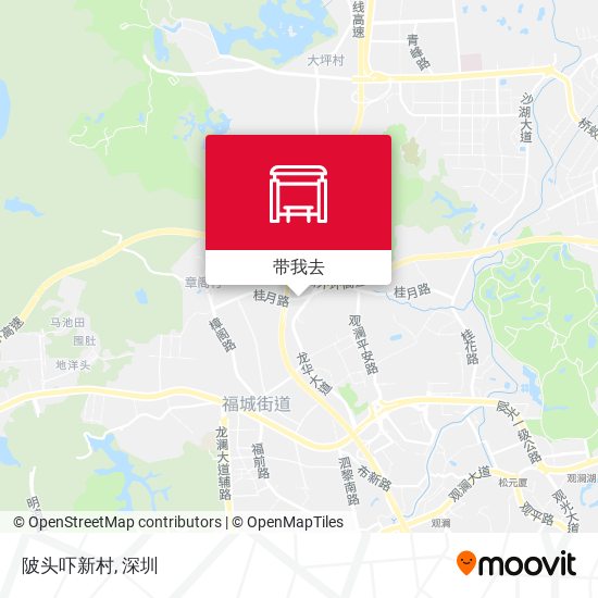 陂头吓新村地图