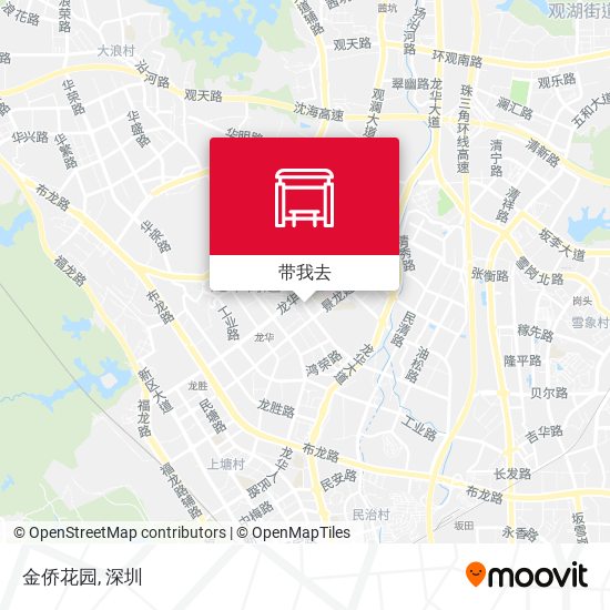金侨花园地图