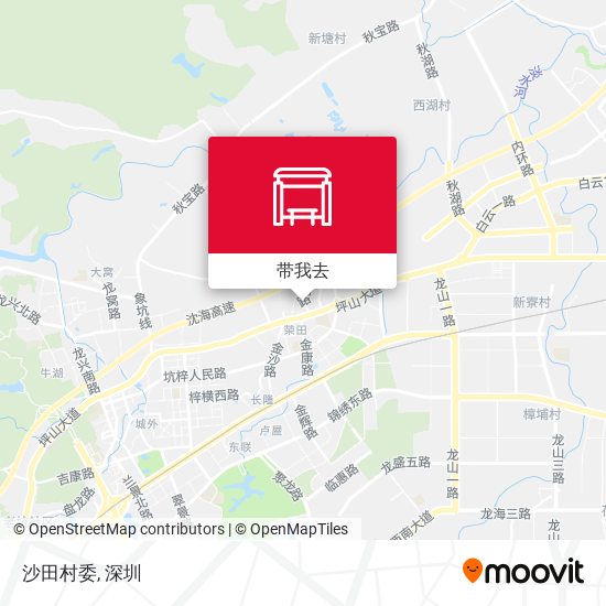 沙田村委地图