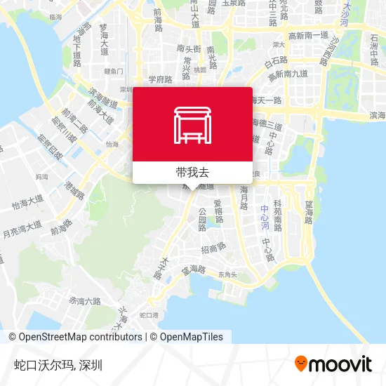 蛇口沃尔玛地图