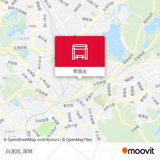 白泥坑地图