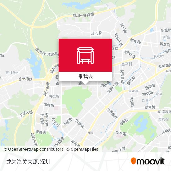 龙岗海关大厦地图