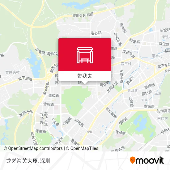 龙岗海关大厦地图