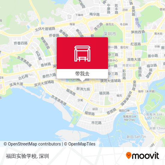 福田实验学校地图