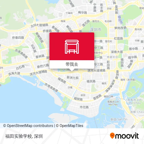 福田实验学校地图