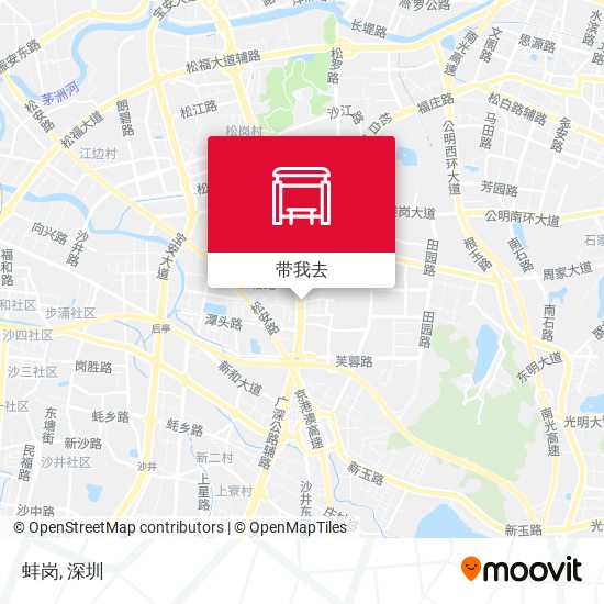 蚌岗地图