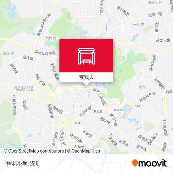 桂花小学地图