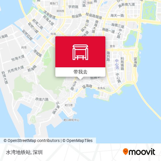 水湾地铁站地图