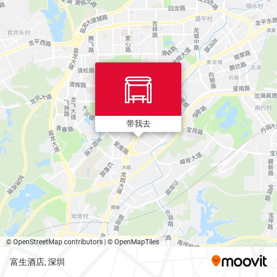 富生酒店地图