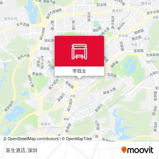 富生酒店地图