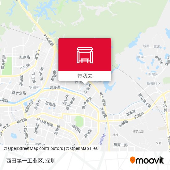 西田第一工业区地图