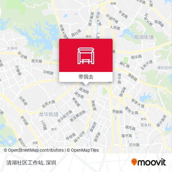 清湖社区工作站地图