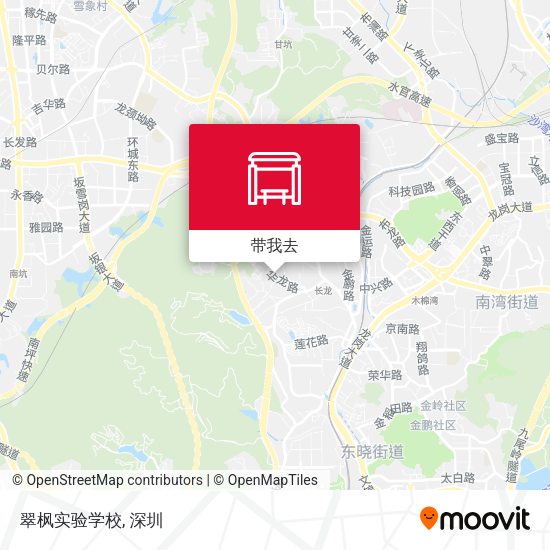翠枫实验学校地图