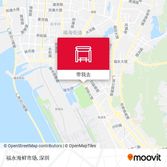 福永海鲜市场地图