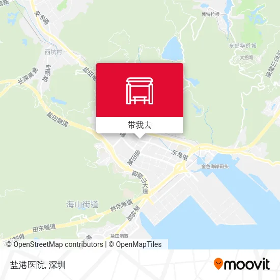 盐港医院地图