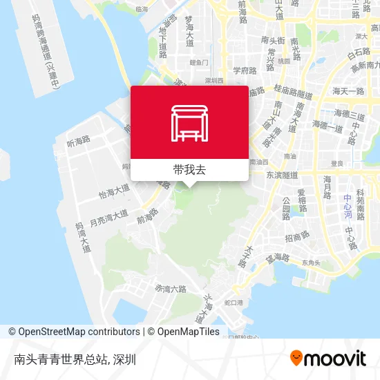 南头青青世界总站地图