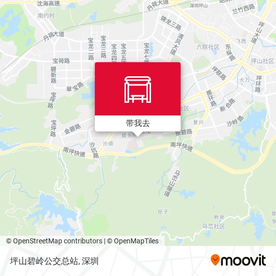 坪山碧岭公交总站地图