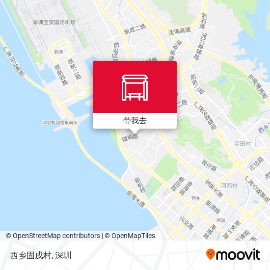 西乡固戍村地图