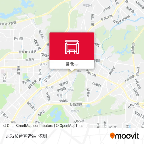 龙岗长途客运站地图
