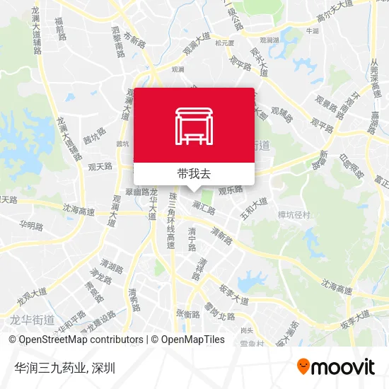 华润三九药业地图